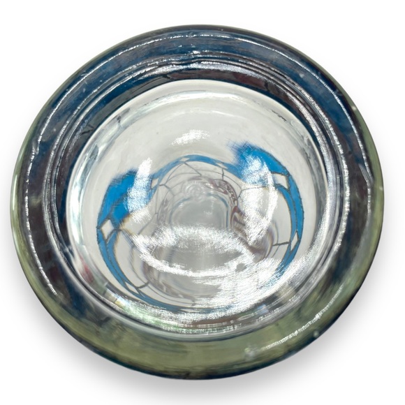 Pepsi Cola Set of 3 Vintage 70s Tiffany Raised Stain Glass Tumblers - Picture 9 of 11